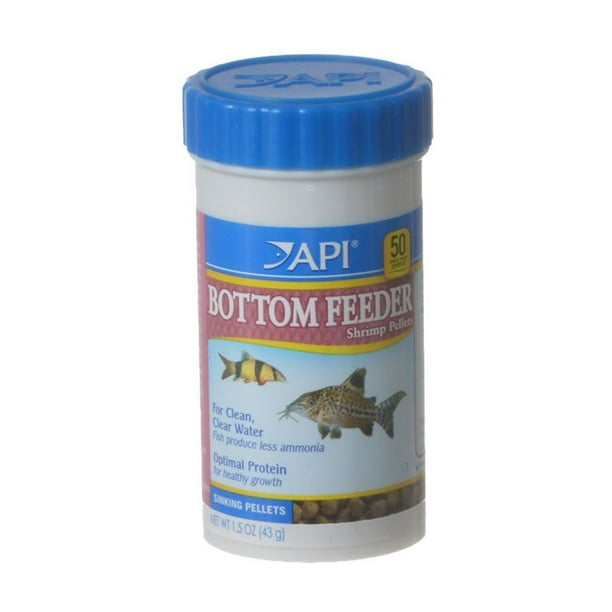 API BOTTOM FEEDER PELLETS WITH SHRIMP Fish Food 1.3-Ounce