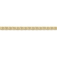 thumbnail image 5 of Auriga Fine Jewelry 14K Yellow Gold 3mm Concave Anchor Chain Bracelet 7 inch for Women, 5 of 5