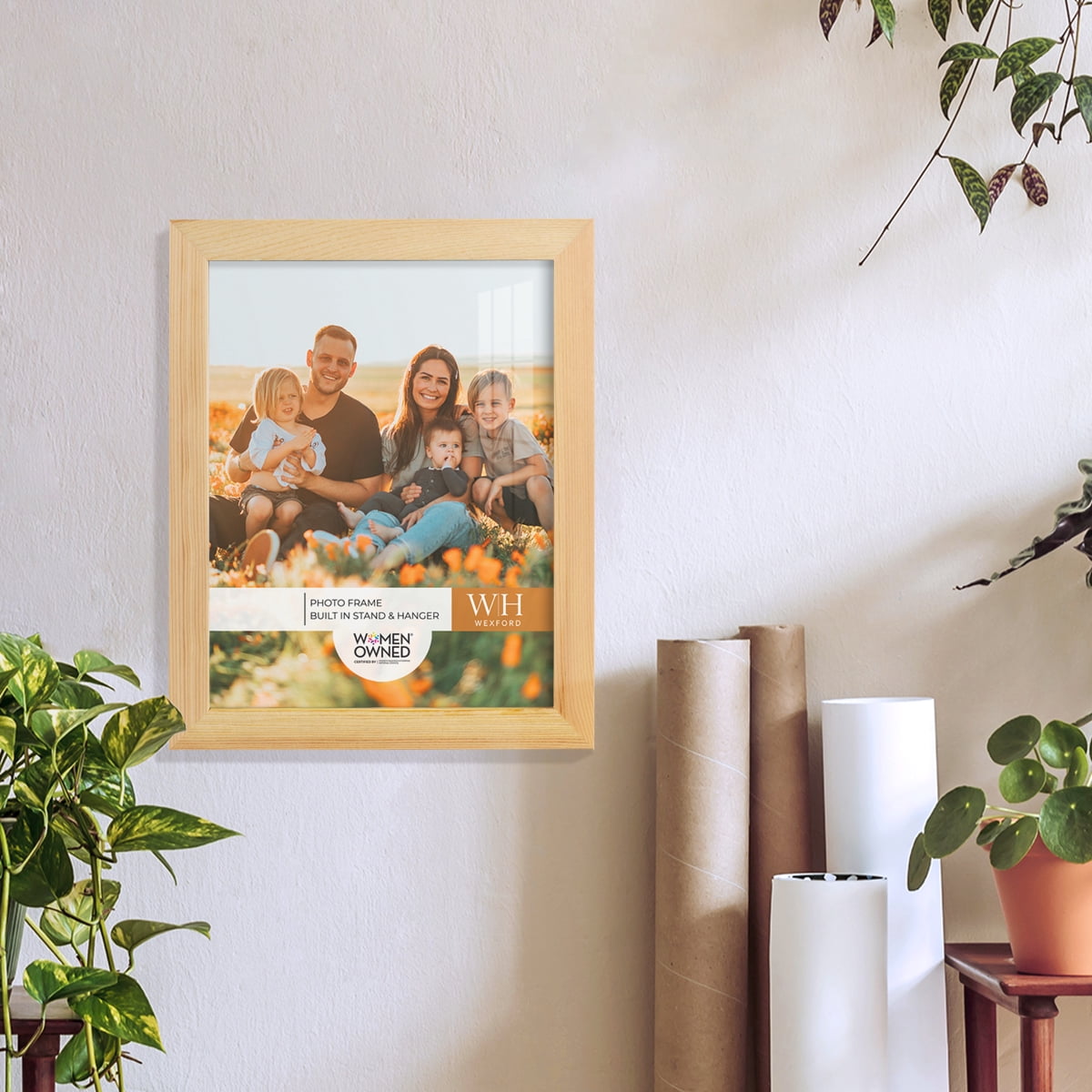 Woodgrain 8 in. x 10 in. Natural Wood Picture Frame