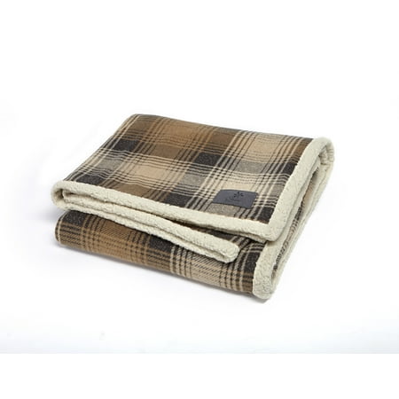 - Classic Gray Plaid Cottage Plaid Throw - Machine-Washable - 50