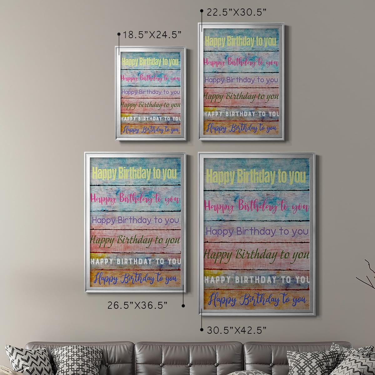 Birthday Song Premium Framed Print - Ready to Hang