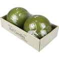 thumbnail image 1 of Zest Candle 2-Piece Ball Candles, 4-Inch, Sage Green, 1 of 7
