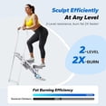 thumbnail image 2 of Stair Stepper for Home Gym Exercise, New Version Stairmaster for Full-Body Workout, Compact Folding Stair Climber with Extended Step Range, Adjustable Handlebar/Pedal, 2 of 10
