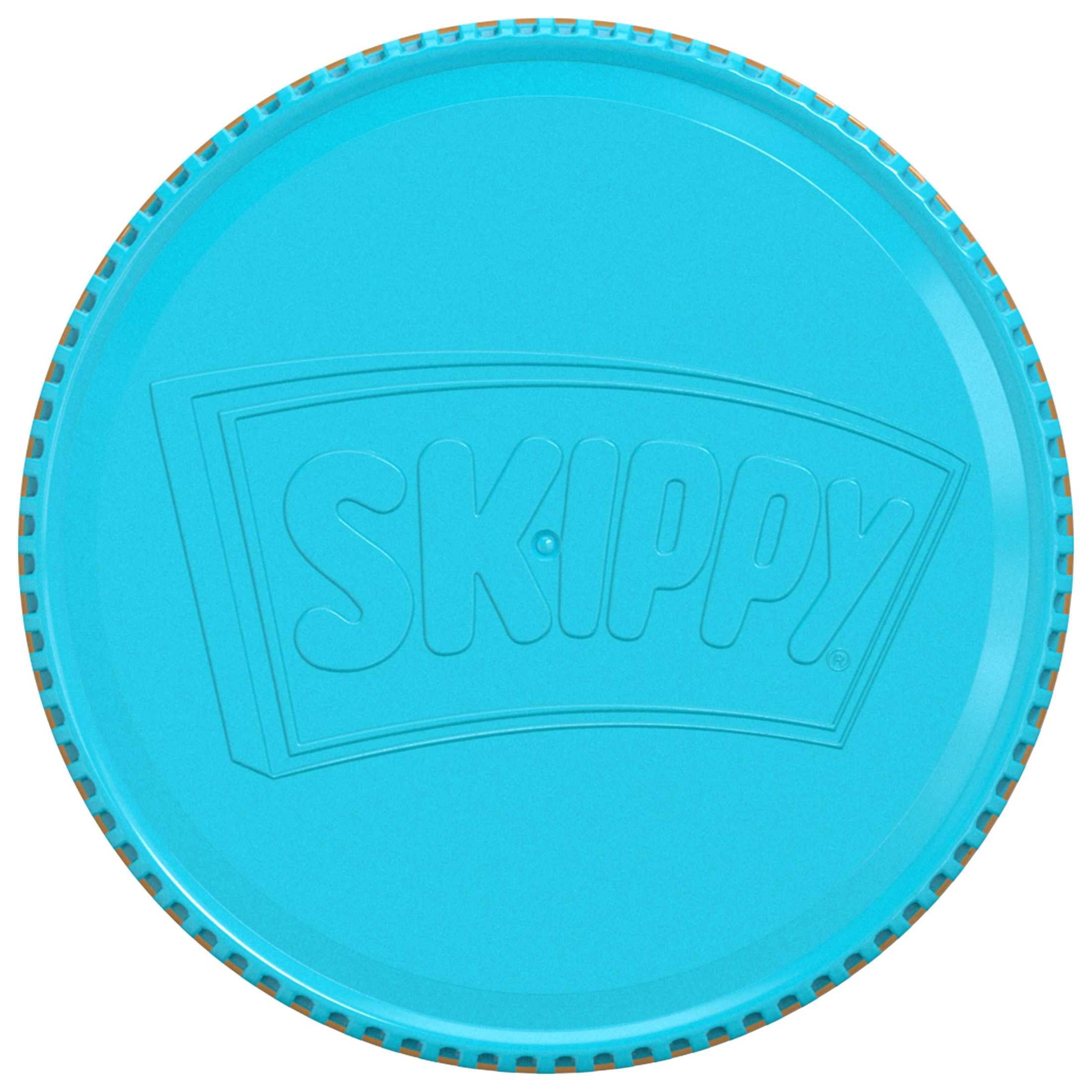 (4 pack) SKIPPY No Sugar Added Creamy Peanut Butter, Shelf-Stable, 16 oz Plastic Jar