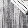 thumbnail image 5 of SAFAVIEH Courtyard John Striped Indoor/Outdoor Area Rug, Black/Grey, 5'5" x 7'7", 5 of 10