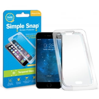 SIMPLE SNAP TEMPERED GLASS FOR APPLE IPHONE 6 PLUS