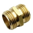 thumbnail image 4 of Brass Garden Hose Adapter Male To Male Quick Connector 2 Pack 3/4 Inch, 4 of 5
