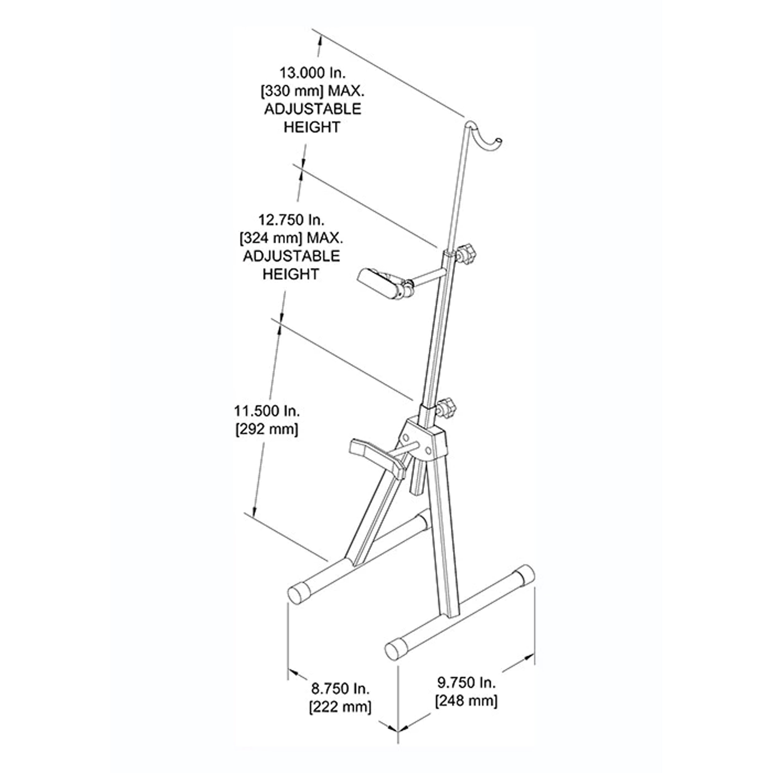 D'Luca Adjustable Floor Viola / Violin Stand