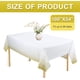 thumbnail image 2 of Nvzi Plastic Tablecloth for Parties, 4pcs White and Gold Dots Decorations Waterproof Disposable Rectangle Table Cover, Fit for Birthday, Thanksgiving, Christmas, Wedding,54''x108'', 2 of 5