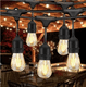 thumbnail image 3 of Vintage Serie Cadena De Luces LED Focos De Plastico Incluidos Guirnaldas Vintage Para Exterior Jardin Resistentes Al Agua Impermeable Clavija Enchufable Expansible (15 Focos, 5 Metros, Luz Calida) genérica serie de focos, 3 of 9