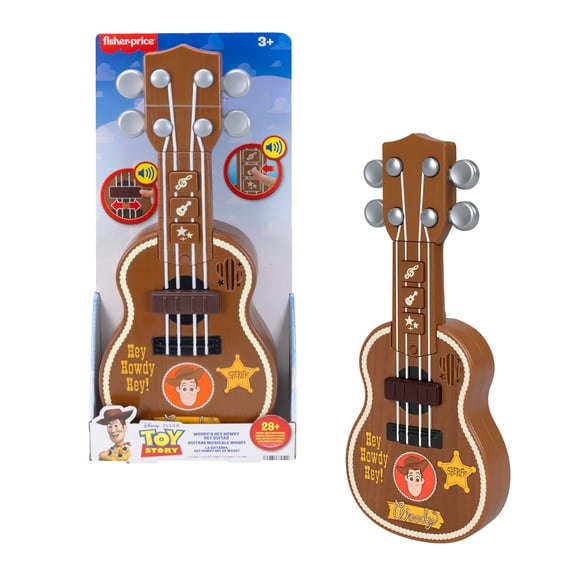 Disney and Pixar Toy Story Woody’s Hey Howdy Hey Guitar Toy with Music, Songs & Talking