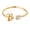 GoldB, variant on Gold Initial Ring Jewelry for Women Open Ring with Rhinestones 26 Letter Jewelry Statement Ring for Her,One Size,GoldS