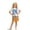 A-Sky Blue64, variant on OSOLU Overall Dress For Girls Adjustable Straps Ice Cream Printed Loose Fit Suspender Dress With Pockets Kids Girl Summer Clothes 4-13Y