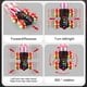 thumbnail image 5 of Coche de acrobacias RC 4WD | Rotación de 360° | Camión volquete a la deriva | Luces de marcha LED | USB recargable | Mando a distancia de 2,4 GHz | Vehículo todoterreno todoterreno | 16,5x15,5x6cm |, 5 of 6