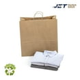 thumbnail image 5 of Jet Paper Bags Large Brown Kraft Paper Shopping Bags, 100 Pieces, 18" x 7" x 18"H -Nina, 5 of 12