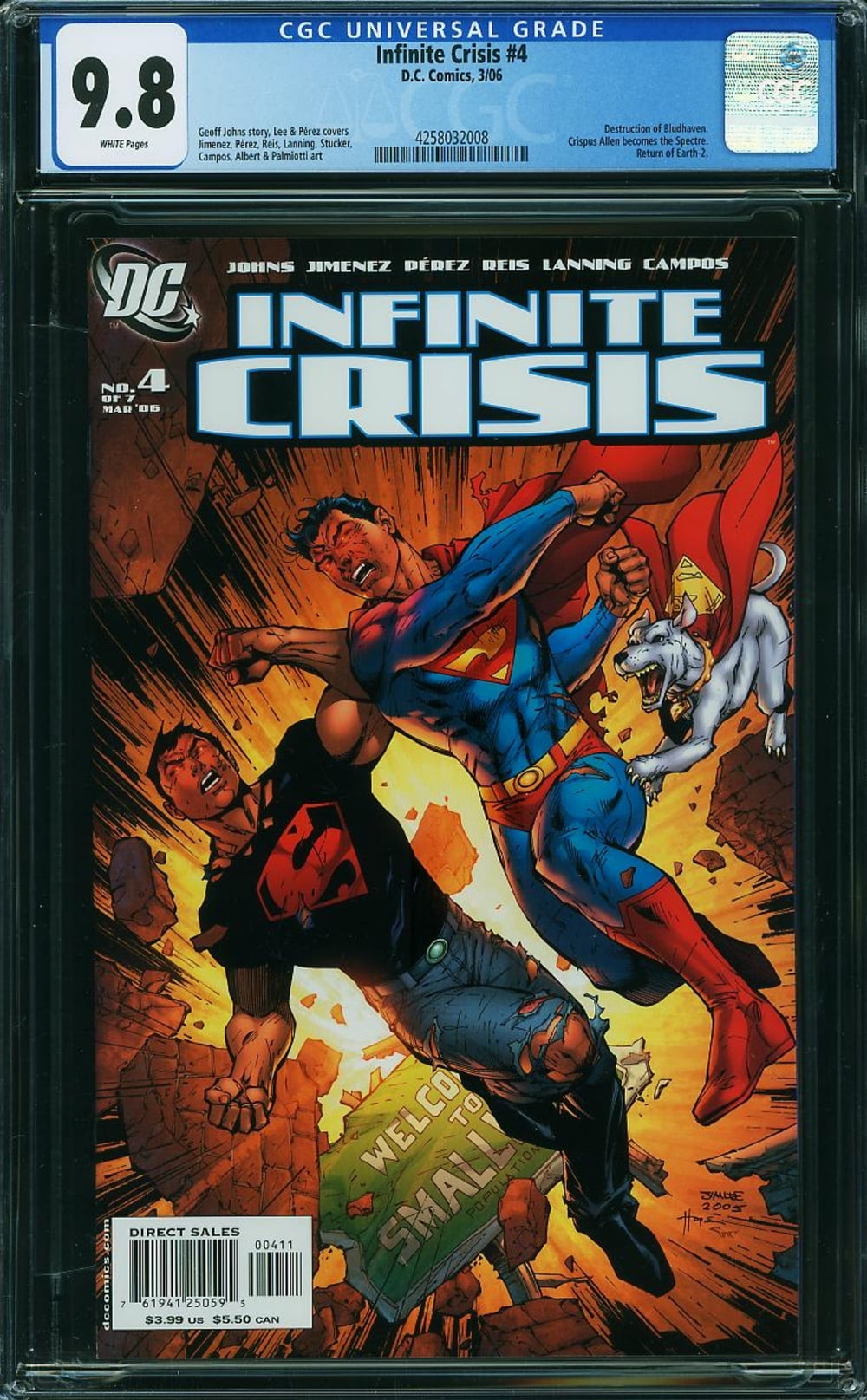 Cover of Infinite Crisis #4