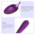 thumbnail image 3 of 4Pack Long Handle Spoon, 7.5" Stainless Steel Ice Cream Spoon Cocktail Stirring Spoons for Mixing(Purple), 3 of 6