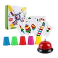 thumbnail image 1 of Juegos de tazas rápidas para niños, juego clásico de vasos apilables de velocidad para niños, vaso apilable volador, juego interactivo para padres e hijos, 1 of 6