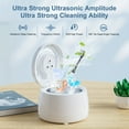 thumbnail image 3 of OUSITAID Utrasonic Retainer Cleaner  Denture Ultrasonic Cleaner Portable Aligner Sonic Dental Appliance Cleaner Jewelry Cleaning Machine For Home Travel  Sonic Dental Cleaner Ultrasonic D, 3 of 4