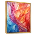 thumbnail image 2 of Designart "Chromatic Facets Of Multicolor Cubism" Cubism Floater Framed Wall Art Living Room, 2 of 5