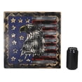 thumbnail image 7 of Western Patriotic USA Flag With Bald Eagle Pride of America Wooden Wall Decor, 7 of 7