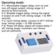 thumbnail image 5 of High quality 1-way 12V relay module with housing adjustable trigger delay cycle, 5 of 5