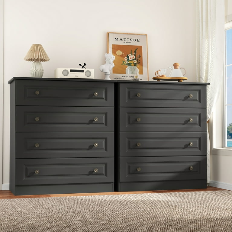 tall and wide dresser Manhattan Comfort Jasper Full Extension Tall Dresser and Double Wide D main image 1