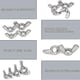 thumbnail image 3 of 50 tuercas de mariposa de 1/4 "-20, tuercas de mariposa de acero inoxidable 304, piezas de sujetadores, tuerca de mariposa, 3 of 4