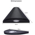 thumbnail image 5 of Aplique LED de pared para exterior de 5 W, IP66, resistente al agua, moderno aplique de pared metálico para exterior, luz interior/exterior para patio, jardín, terraza, cerca de la pared, patio, villa, 5 of 5