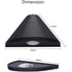 thumbnail image 5 of Aplique LED de pared para exterior de 5 W, IP66, resistente al agua, moderno aplique de pared metálico para exterior, luz interior/exterior para patio, jardín, terraza, cerca de la pared, patio, villa, 5 of 5