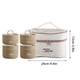 thumbnail image 4 of Teissuly Portable Insulated Lunch Box, 304 Stainless Steel Lunch Container Microwave Safe Stackable Leakproof Thermal Food Container for Adult Men Women Teissuly WER202310168678, 4 of 9
