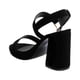thumbnail image 5 of Zapatillas Abiertas MAMA LOLA Mujer Casuales Tacón Miracol Negro 24.5, 5 of 5