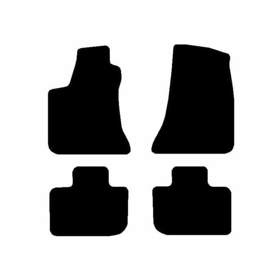 Auto Mats and Accessories 4 Piece Set Custom Carpeted Floor Mats Compatible with 2011-2023 Dodge Charger RWD (Black) Made in the USA