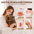 thumbnail image 5 of Capybara Heating Pad for Period Cramps Menstrual Pain Relief, Portable Electric Heat Pads USB Powered, Cute Stuff Capybara Plush Heated Stuffed Animals Gift, Gifts for Women Teen Girls Birthday, 5 of 9