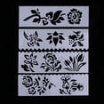 thumbnail image 4 of 8 Packs Drawing Stencils - Drawing Templates, Hollow Out Art ing Stencils Flowers, 4 of 8
