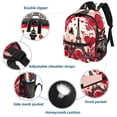 thumbnail image 3 of Eiffel Tower Valentine's Day Traveling Backpack School Bags Cute College Backpack Baby Bag Lightweight Large Capacity Printed Design Adjustable Shoulder Strap Suitable, 3 of 6