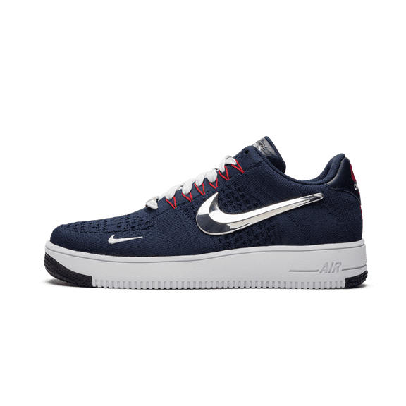 NIKE MENS Air Force 1 Ultra Flyknit Low NE QS "Patriots 6x Champs" CU9335 400 CU9335 400 from Stadium Goods