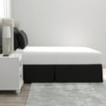 thumbnail image 4 of Bed Maker's Wrap-Around Hassle Free, Never Lift Your Mattress Tailored Bed Skirt, Black, Queen, 4 of 12