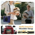 thumbnail image 5 of For Samsung Galaxy Tab S11 Ultra Case 14.6 inch SM-X930/SM-X936B, 360 Hand Strap, Shoulder Strap, Kickstand, Rugged Drop Protection, Navy Blue, 5 of 7