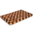 thumbnail image 3 of Elama 16x10 Checkerboard Acacia Wood and Rubber Wood Serving and Cutting Board Butcher Block, 3 of 5