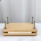 thumbnail image 5 of Prensa de flores de madera maciza, material natural hecho a mano, presión ajustable para preservar flores, hojas, hierbas, artesanía, arte botánico, regalo para amantes de la naturaleza, decoración, 5 of 7