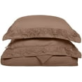 thumbnail image 1 of Regal Lace Microfiber Wrinkle-Resistant Duvet Cover and Pillow Sham Set Taupe / Twin/Twin XL, 1 of 1