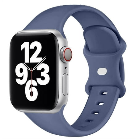 LEIXIUER Band for Apple Watch Bands 40mm Series SE 7 6 5 4 3 2 1 38mm 44mm 42mm 45mm 41mm,Women and Men Sport Apple Watch Bands,Soft Silicone Strap Replacement for iWatch Bands