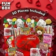 thumbnail image 6 of Fun Flavors Box Valentines Candy Snack Gift Box 50 Count Variety Pack Care Package, 6 of 10