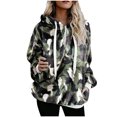thumbnail image 1 of Sudaderas de lana para mujer con bolsillos Sudaderas con capucha atléticas Jersey Outwear Fridja fhghd4862, 1 of 6