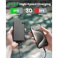 thumbnail image 3 of Cargador Solar Hiluckey 25000mAh 4 Paneles Carga Rápida 3A, 3 of 8