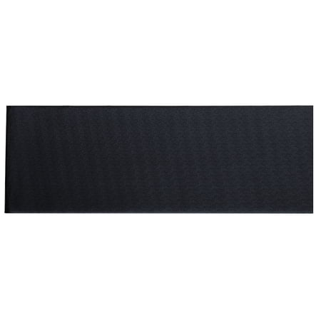 SuperMats - Treadmill Mat - Heavy Duty Quality Home/Light Commercial Super Dense Foam Vinyl - Fitness Equipment Mat  Black  36 In. x 102 In.