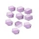 thumbnail image 1 of madera duraderas para decoración, 2 cm x 3 cm, espaciadoras de madera pulida modernas para pulsera, proyectos de bricolaje, violeta claro Sunnimix cuentas de madera, 1 of 8