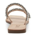 thumbnail image 2 of INC Womens Beige 0.5 Heel Stretch Strap Gem Accent Strappy Pommona Square Toe Block Heel Slip On Sandals Shoes 5 M, 2 of 4