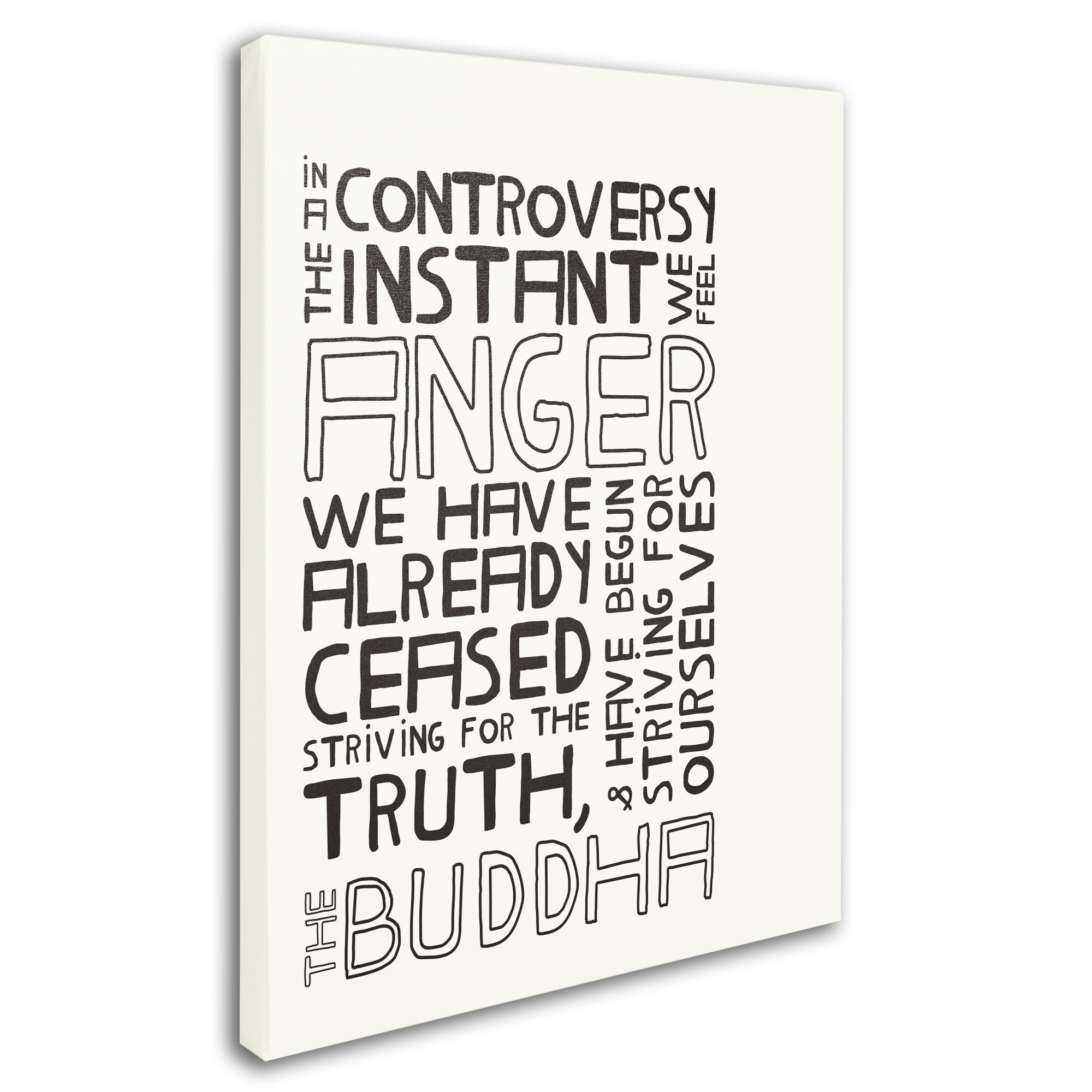 Trademark Fine Art 'Anger in Controversy II' 35' x 47' Canvas Art